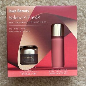 Rare Beauty Selena’s Faves mini fragrance & blush set